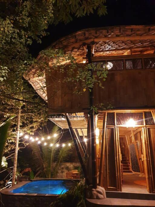 Villa Eco Bamboo Island Bali - Bamboo House #4 Selat Exterior foto