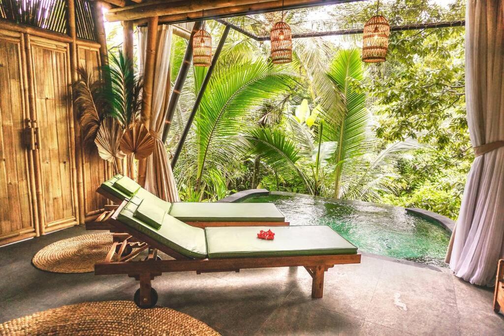Villa Eco Bamboo Island Bali - Bamboo House #4 Selat Exterior foto