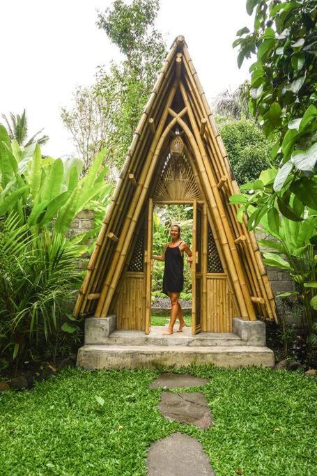 Villa Eco Bamboo Island Bali - Bamboo House #4 Selat Exterior foto