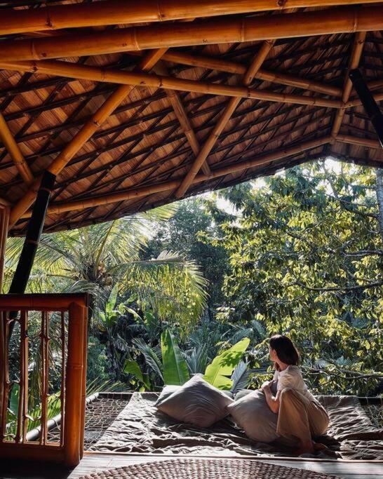Villa Eco Bamboo Island Bali - Bamboo House #4 Selat Exterior foto